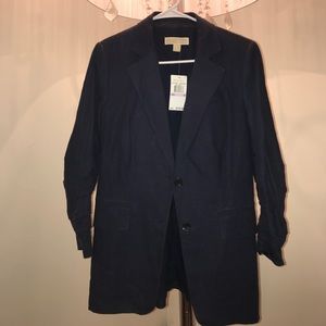 Michael Kors indigo blazer, brand new! Size 6